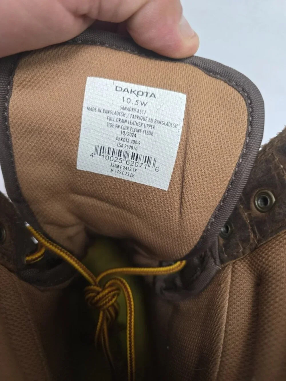 DAKOTA Men's 8517 Quad Comfort 8 Inch Steel Toe Composite Plate Work Boots 10.5W